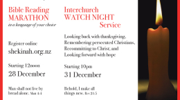 Shekinah-Watch-Night-Service